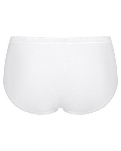 Basic + midi briefs (Pack of 4) Sloggi (Blanc/marine)