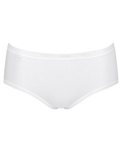 Slips Basic + midi (lot de 4) Sloggi (Blanc/marine)