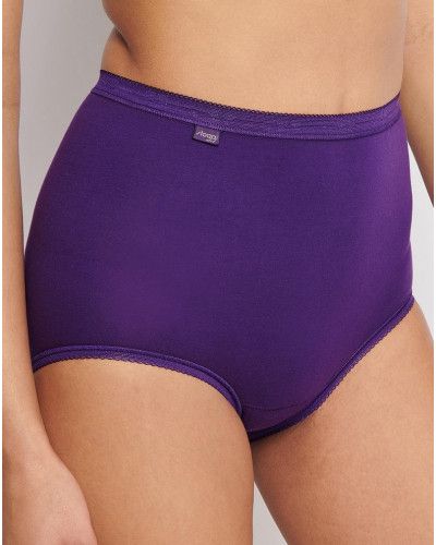 Maxi brief Sloggi Basic + (Pack of 3) (Violet/beige/blanc)