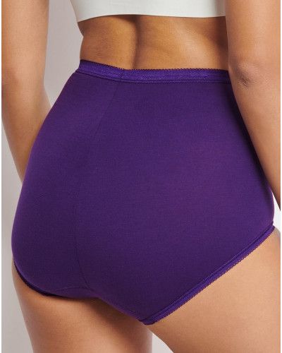 Maxi brief Sloggi Basic + (Pack of 3) (Violet/beige/blanc)