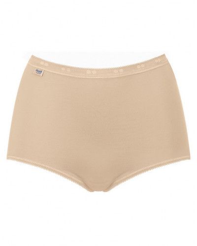 Slips maxi Sloggi Basic + (Lot de 3) (Blanc/noir/beige)