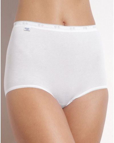 Slips maxi Sloggi Basic + (Lot de 3) (Blanc/noir/beige)