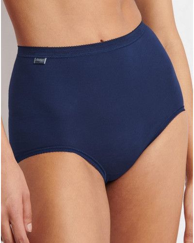 Bragas Maxi Basic + (Paquete de 4) Sloggi (Blanc/marine/bleu/gris)