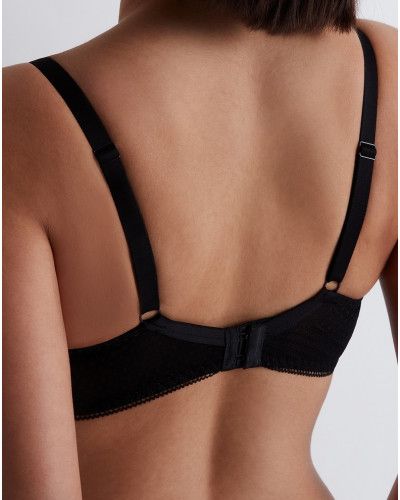 Sujetador de copa plunge Aubade Illusion Fauve (Negro)