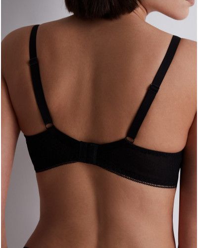 Underwired triangle bra Aubade Illusion Fauve (Black)