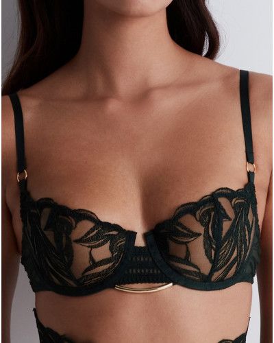 Underwired demi bra Aubade Into The Groove (Forest)