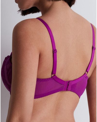 Underwired half cup bra Aubade Into The Groove (Pink Karma)
