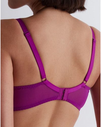 Underwired triangle bra Aubade Into The Groove (Pink Karma)