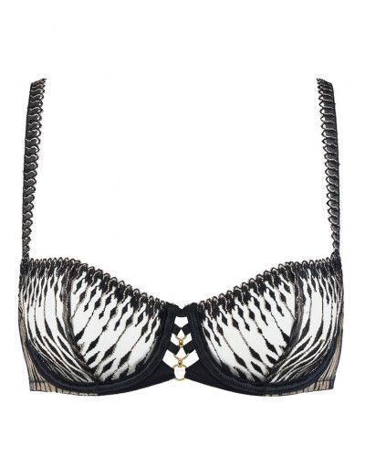 Sujetador corbeille con aros Aubade Voodoo Kiss (Millenium Black)