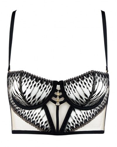 Sujetador largo Aubade Voodoo Kiss (Millenium Black)