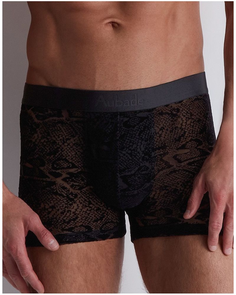 Boxer Aubade Men Python (Negro)
