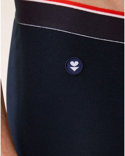 Boxer cotton Le Slip Français Marius (Bleu)
