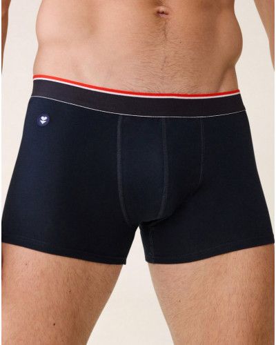 Boxer en coton Le Slip Français Marius (Bleu)