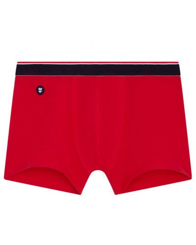 Boxer en coton Le Slip Français Marius (Rouge)