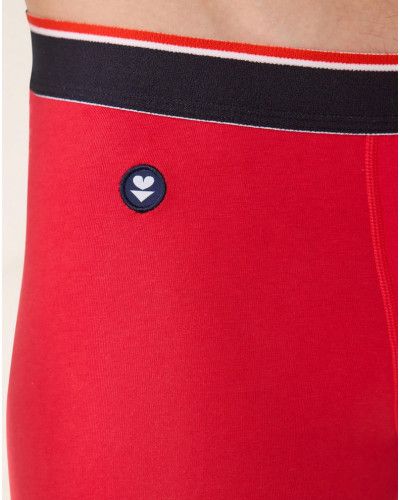 Boxer cotton Le Slip Français Marius (Rouge)