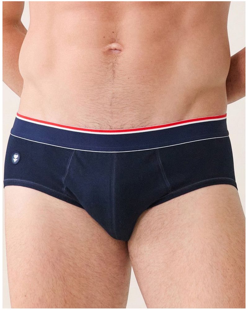 Calzoncillos algodón Le Slip Français Terrible (Marine)
