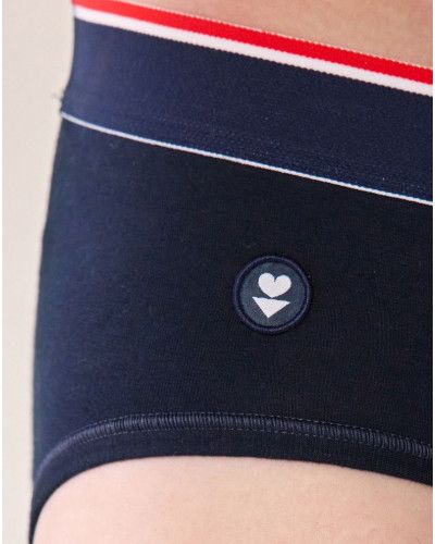 Briefs cotton Le Slip Français Terrible (Marine)