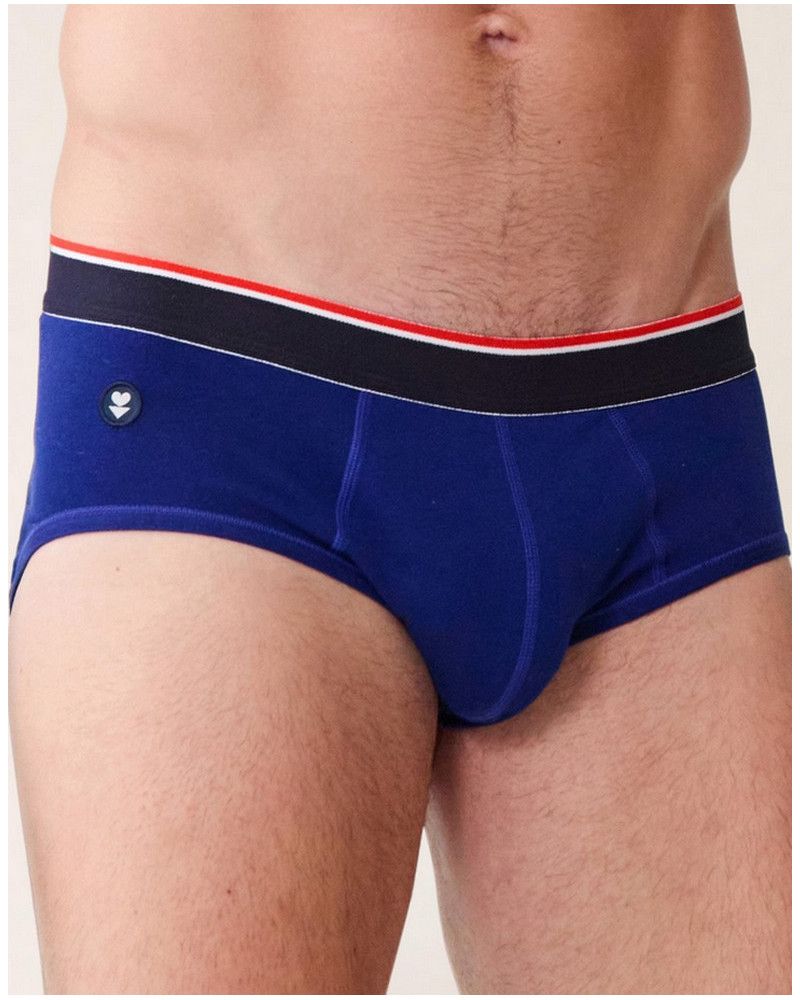 Briefs cotton Le Slip Français Terrible (Indigo)