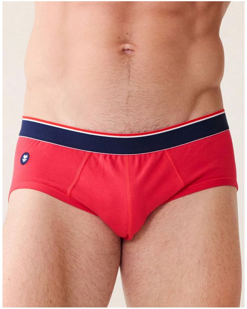 Briefs cotton Le Slip Français Terrible (Rouge)