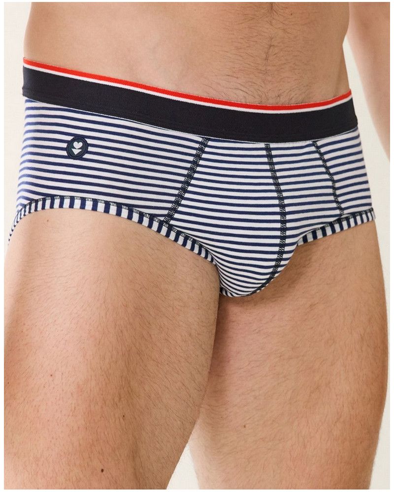 Slip Français Terrible - Sous-vêtement Homme 100% Made In France - Coton élasthanne - Licence Paris 2024