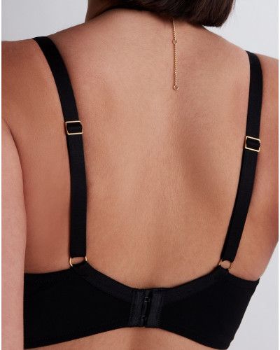 Soutien-gorge plunge foulard Cindy Bruna X Aubade Sumptuous Waves (Smoky attraction)