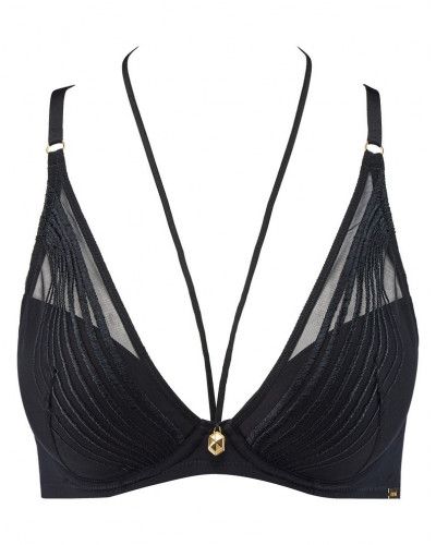 Plunge bra Cindy Bruna X Aubade Sumptuous Waves (Smoky attraction)