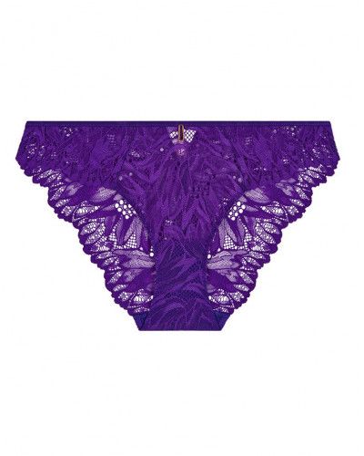 Italian brief Aubade Flowermania (Poison Purple)
