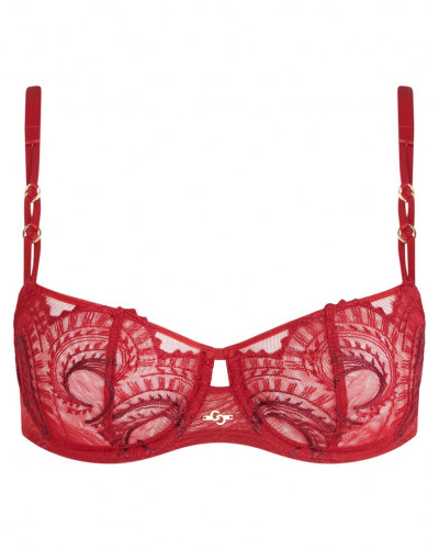 Sujetador corbeille Chantelle Mystic Dream (Rouge Passion/Aubergine)