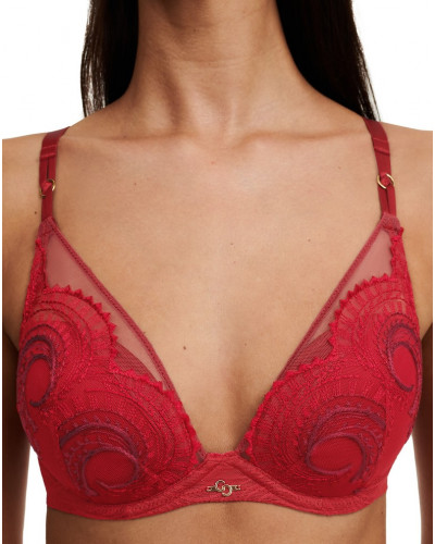 Padded bra Chantelle Mystic Dream (Rouge Passion/Aubergine)