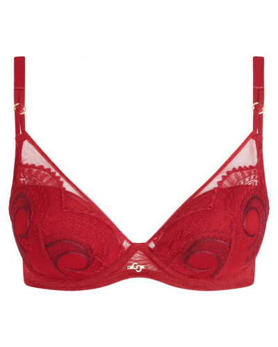 Padded bra Chantelle Mystic Dream (Rouge Passion/Aubergine)