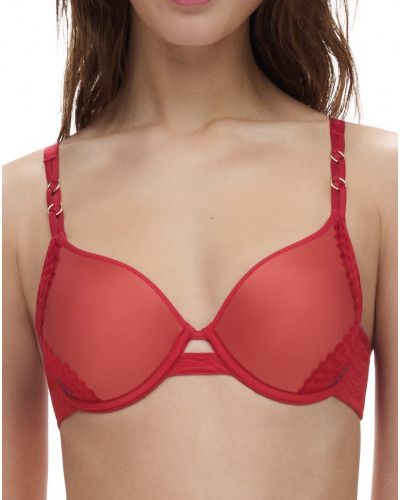 Full coverage bra Chantelle Mystic Dream (Rouge Passion/Aubergine)