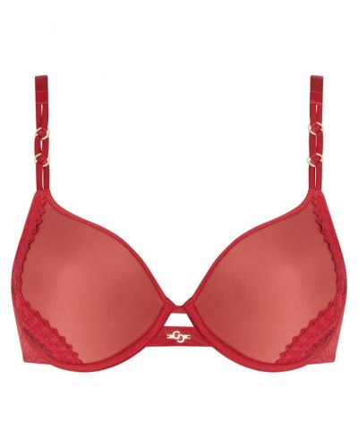 Full coverage bra Chantelle Mystic Dream (Rouge Passion/Aubergine)