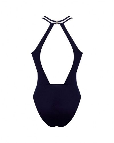 One-piece support swimsuit Antigel La Skippeuse (Marine Skippeuse)