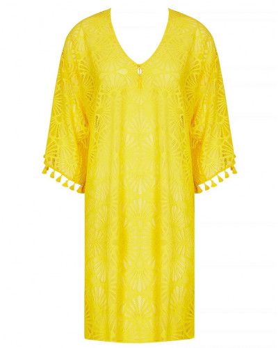 Beach tunic Antigel La Muse Dentelle (Jaune)