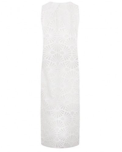 Robe de plage longue Antigel La Muse Dentelle (Blanc)