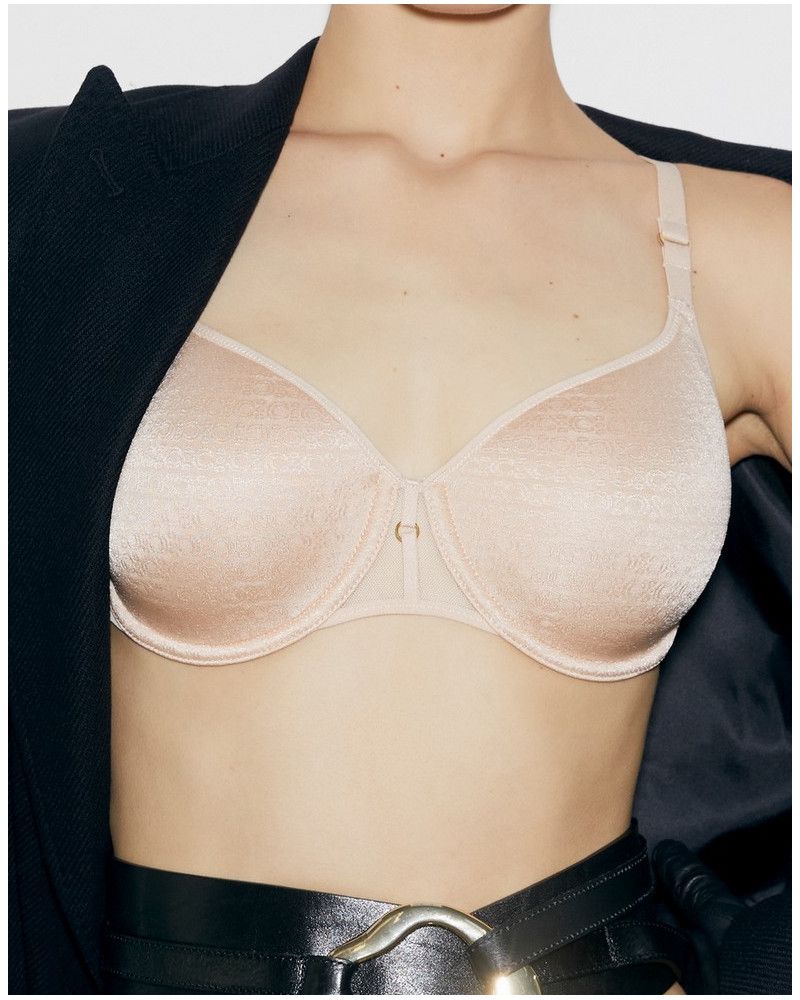 Soutien-gorge coque spacer Chantelle Monogram (Beige Doré)