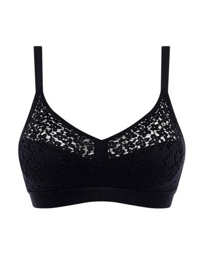 Sujetador sin aros Chantelle Easy Feel Norah (Negro)