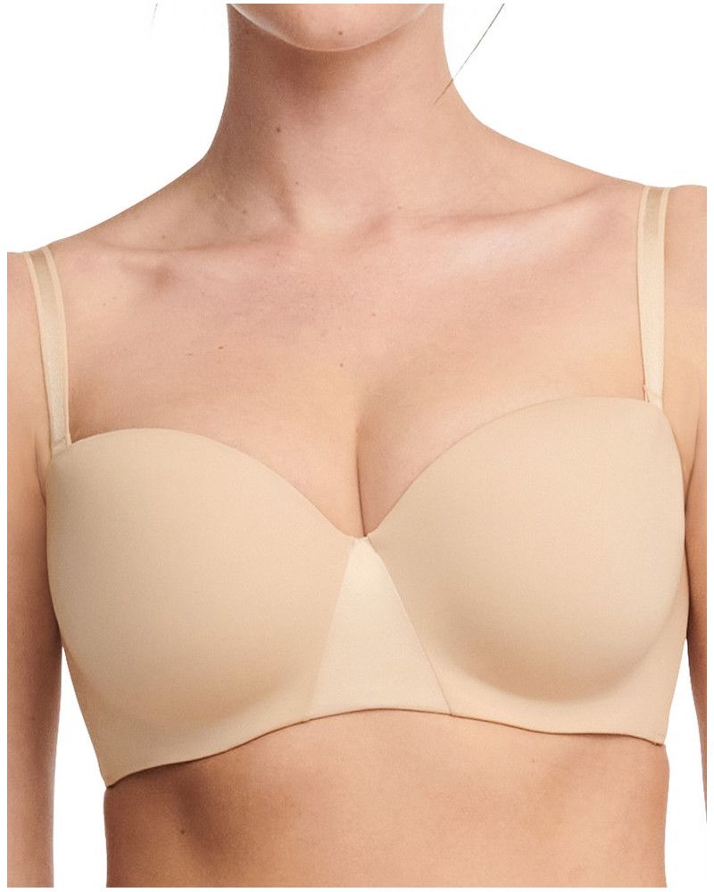 Soutien-gorge Chantelle 90C (taille FR) - Coloris Marron - Style Plunge - Occasion Très Bon état