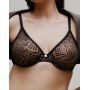 Underwired bra Chantelle Graphic Allure (Black)