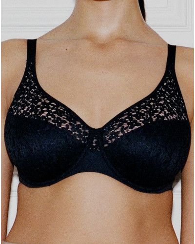 Underwired molded bra Chantelle Easy Feel Norah (Black)