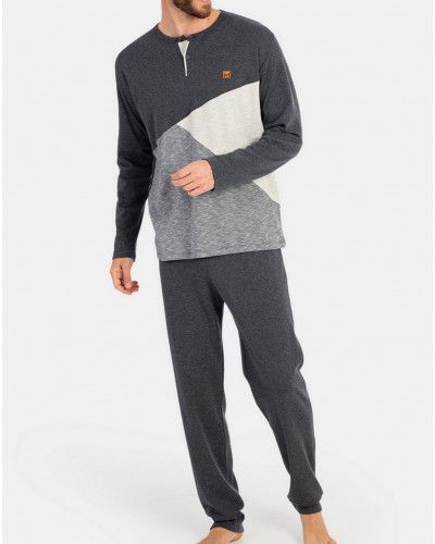 Pyjama col tunisien Massana (Multicolore)