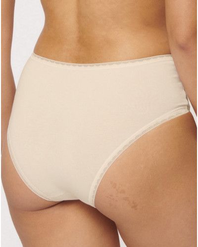 Lot de 2 culottes taille haute Sloggi GO Coton Bio (Fresh powder)
