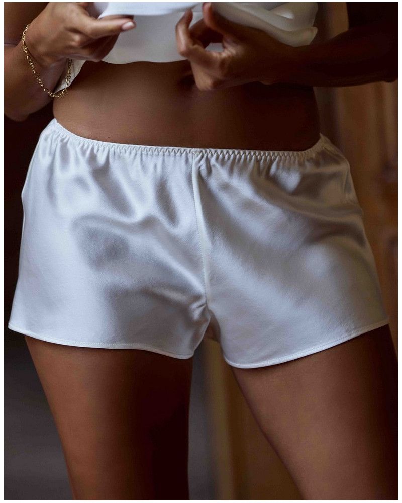 100% silk shorts Tracy Marjolaine (Naturel)