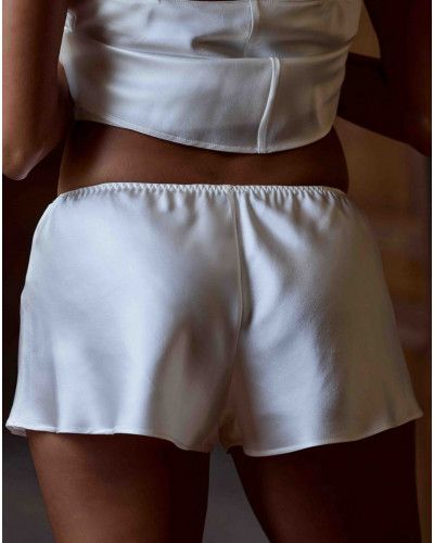 Short de seda 100% Tracy Marjolaine (Naturel)