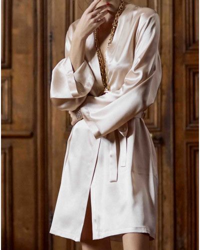 100% silk negligee Tracy Marjolaine (Sable)