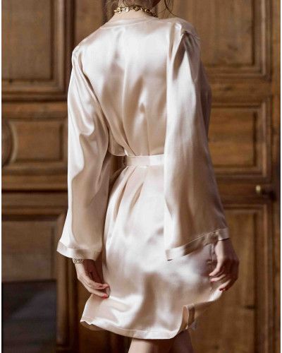 Camisón de seda 100% Tracy Marjolaine (Sable)