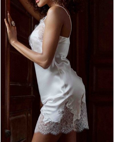 Camisón 100% seda Baccarat Marjolaine (Naturel)