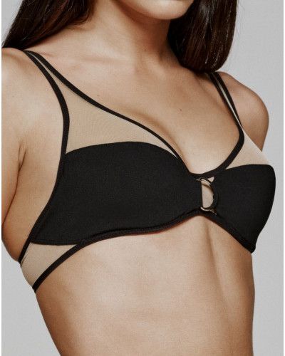 Sujetador cono aros Sarda Avit (Negro)