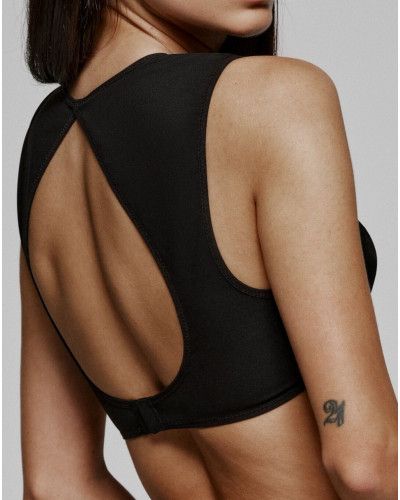 Top sans armature Sarda Avit (Noir)