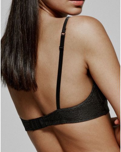 Hull bralette wireless Sarda Carreras (Black)